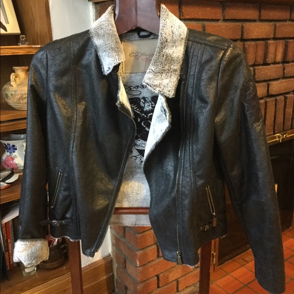 Ed Hardy Jackets & Blazers - Ed Hardy authentic bomber jacket size M